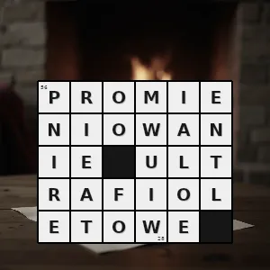 Hasło krzyżówkowe niewidzialne dla człowieka promieniowanie elektromagnetyczne o długości fali od 10 nm do 400 nm - promieniowanie ultrafioletowe – rozwiązanie, synonimy, podpowiedzi i definicje krzyżówkowe